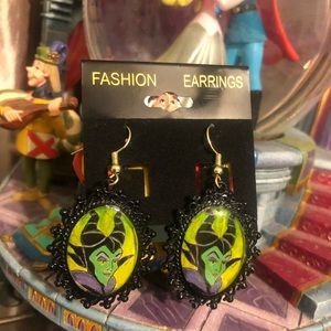 Maleficent earrings!! hand made!